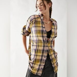 We The Free Summer Daydream Plaid Buttondown